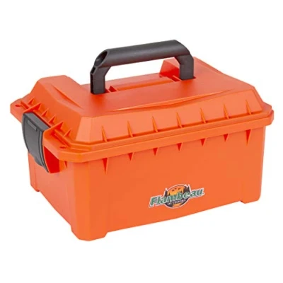 Image of Flambeau Outdoors 7415DM Marine Dry Box, 11&quot; Low Profile, Orange