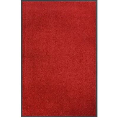 Image of vidaXL Doormat Red 80x120 cm