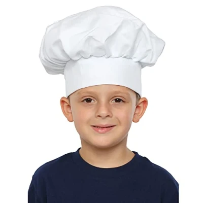 Image of Dress Up America White Chef Hat For kids Beautiful Set Role Play