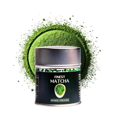 Image of Heapwell Kyoto Uji Finest Ceremonial Matcha Japanese First Harvest Highest Grade Green Tea Powder Authentic Traditional Stone Ground (30g)