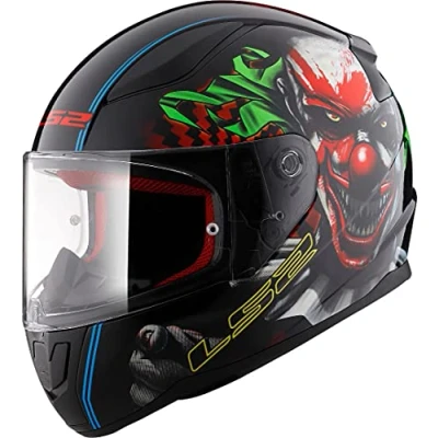 Image of LS2 FF353 Rapid Happy Dreams Glow In The Dark Motorcycle Helmet Medium