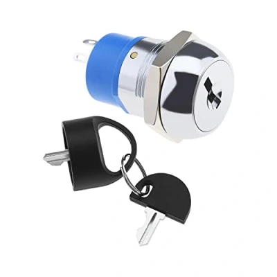 Image of the Lord of Tools Ignition Starter Switch with 2 Keys 3 Position ON OFF Start Controls for Mobility Scooter Electric Vehicle ATV Moped