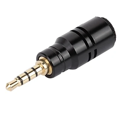 Image of Yunir 3.5mm Standard Plug, Mini Microphone Portable Jack Plug for Mobile Smart Phone EY 630A, Phones, Tablets, Recording Pens, SLR Cameras(Four Pole)