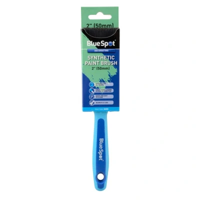 Image of Blue Spot Tools 36005 2&quot; (50mm) Synthetic Paint Brush with Soft Grip Handle, No Bristle Loss