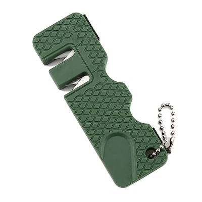 Image of BIGULA Multipurpose Knife Sharpener Scissors Sharpen Tool Whetstone Carbides for Kitchen Pocket 1 Piece