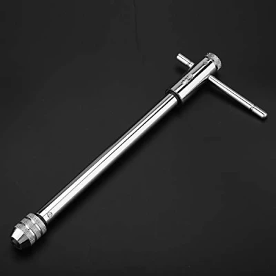 Image of Atyhao Adjustable T Bar Handle Ratchet Tap Wrench M3 M8 &amp; M5 M12 For Die Set(M3 M8Long)