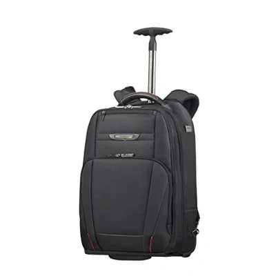 Image of Samsonite Pro DLX 5 17.3 Inch Laptop Backpack with Wheels, 48 cm, 28 Litre, TSA Approved, Black