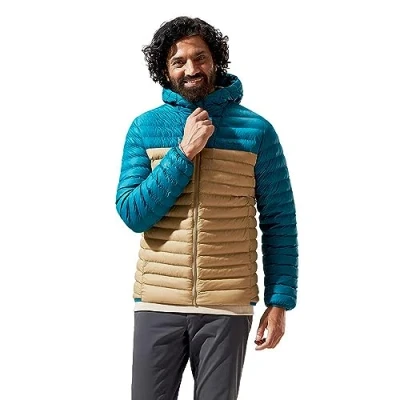 Image of Berghaus Men&#039;s Vaskye Synthetic Insulated Jacket Extra Warm Durable Coat Lightweight Design Puffer Jacket, Kelp/Deep Ocean, XL