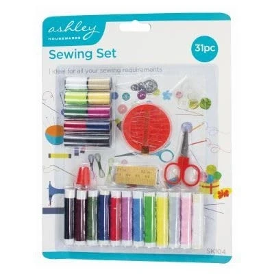 Image of 32pc Sewing Kit Multicoloured By Ashley