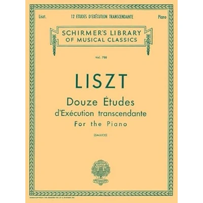 Image of Liszt: 12 Etudes, d&#039;execution, Trancendante / Rachmaninov: Six Moments Musicaux