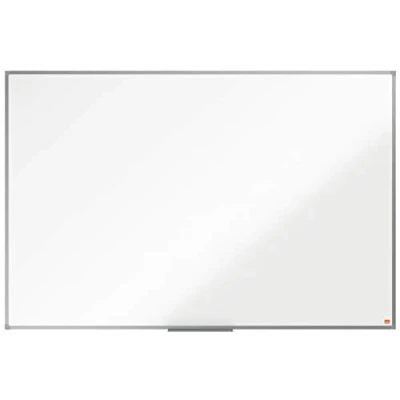 Image of Nobo Non Magnetic Melamine Whiteboard, 1500 x 1000mm, Aluminium Trim, Corner Wall Mounting, Includes Whiteboard Pen Tray, Essence Range, 150 100cm, White, 1915207