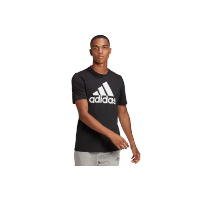 Image of adidas Men&#039;s Bl Sj T Shirt, Black/White, M UK