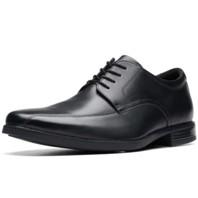 Image of Clarks Men&#039;s Howard Over, Black Leather, 7 UK