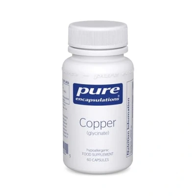 Image of Pure Encapsulations Copper (glycinate) Support for Normal Function of The Immune System 60 Capsules