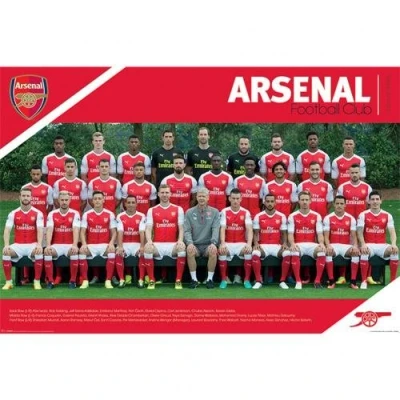 Image of Pyramid International &quot;Team 16/17 Arsenal FC Maxi Poster, Multi Colour, 61 x 91.5 1.3 cm