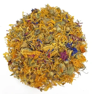 Image of Bunny Bistro Flower Mix 100% Natural Treat for Rabbits, Guinea Pigs &amp; Small Animals (50g)