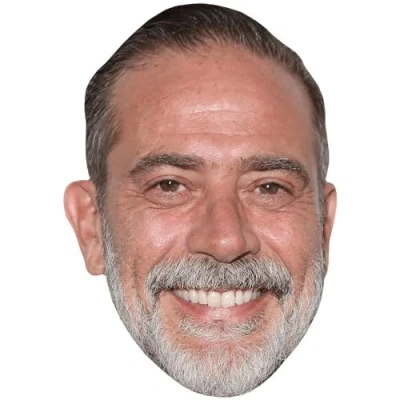 Image of Jeffrey Dean Morgan (Smile) Celebrity Mask, Flat Card Face, Fancy Dress Mask