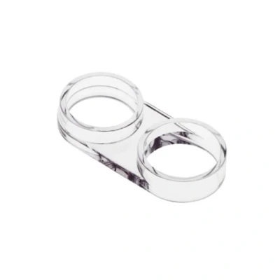 Image of Hansgrohe 28072000 Shower Hose Retainer for 22mm/25mm Rails Clear