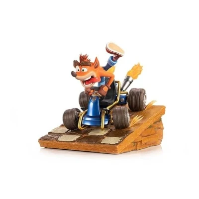 Image of First 4 Figures Crash Team Racing Nitro Fueled (Crash In Kart) RESIN Statue, Black
