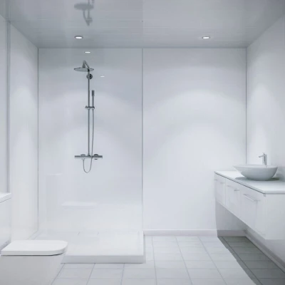 Image of Multipanel Classic Natural White Wall Panel Hydrolock 2400 x 598mm