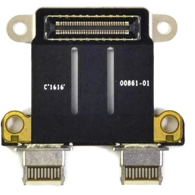 Image of OLVINS DC in Power Jack Board Replacement for MacBook Pro 13&quot; 15&quot; A1706 A1707 A1708 2016 2017 USB C 00861 A