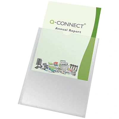 Image of Q Connect Card Holder Polypropylene A4 (Pack of 100) KF01947