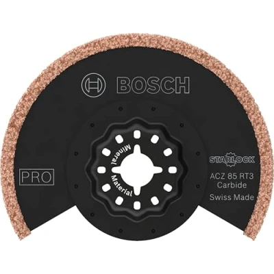 Image of Bosch 1x PRO Multi Material ACZ 85 RT3 Multitool Blade (for Mortar, Aerated Concrete, Ø mm, Professional Accessory Multitool)
