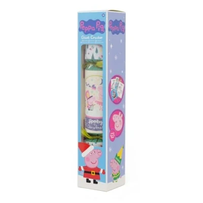 Image of Carousel Home Giant Peppa Pig Christmas Cracker Jumbo Family Children Extra Large Novelty Xmas 55cm