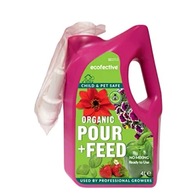 Image of Ecofective Organic Pour &amp; Feed RTU 4L Natural Based Ingredients Safe For Bees Pets Children