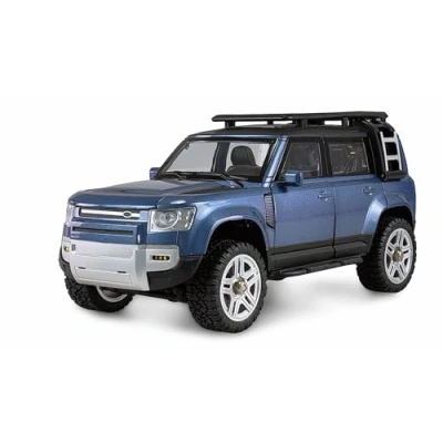 Image of Amewi 22664 D110X24 Metall Scale RC Crawler, ferngesteuertes Auto, 4WD 1:24 RTR Blau Remote Controlled, Blue