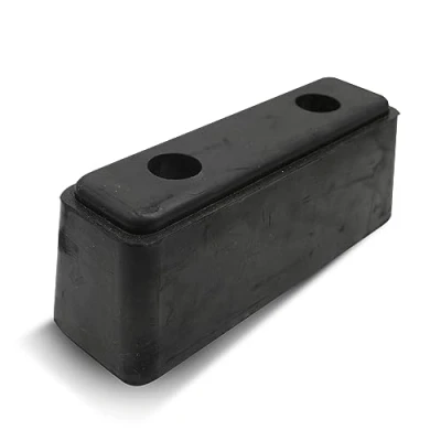 Image of DOJA Barcelona Rubber Buffer for Trucks, Pack of 2, Garage Parking Stopper, 199 x 80 79 mm, Rubber, Truck Accessories, Trailers, Caravan Buffer, Park Stop
