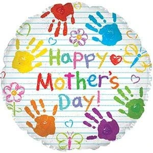 Image of Cti Happy Mother&#039;s Day Kid&#039;s Crayon design foil balloon