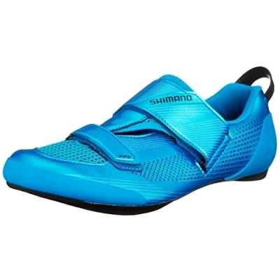 Image of Shimano TR9 (TR901) SPD SL Shoes, Blue, Size 42