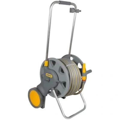 Image of Hozelock 60m Large Hose Cart with 50m MP &amp; Fittings