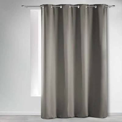 Image of DOUCEUR D&#039;INTERIEUR Curtain Rings 140X240 Occult Perle, Ceramic, Pearl, 140 x 240 cm