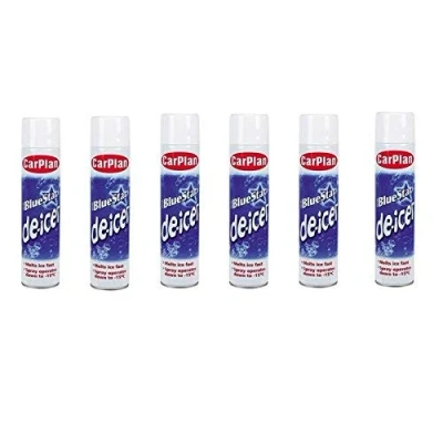 Image of 6 x 300ML Clear Car Van De icer Windscreen Frost Ice New Pack