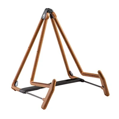 Image of K&amp;M 17580 black Heli 2 Acoustic Guitar Stand