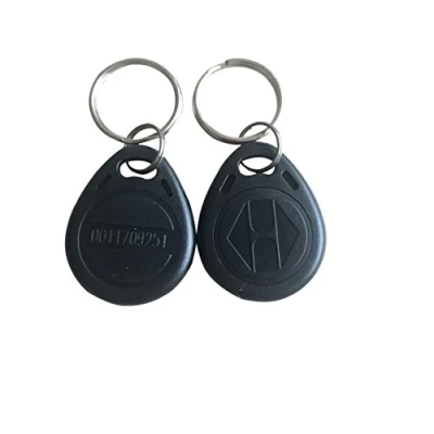 Image of YARONGTECH Proximity Tag RFID 125Khz Smart EM ID EM4100 Read Only Red/Grey/Orange/Black/Blue (Pack of 10) (Black)
