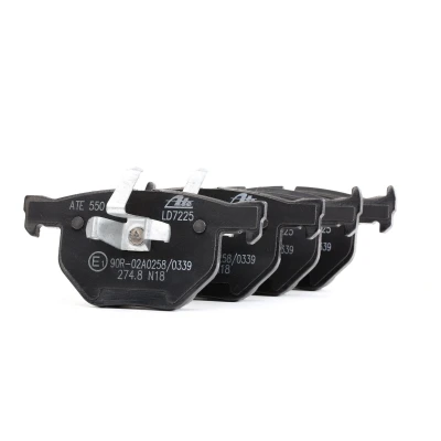 Image of LD7225 Brake pad set ATE Ceramic 13.0470 7225.2 prepared for wear indicator, excl. warning contact BMW: 3 Touring, Convertible, Coupe