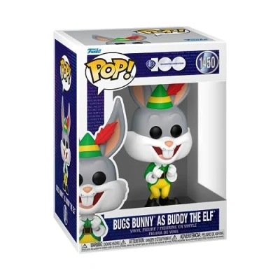 Image of Funko Pop! Movies: WB100 Bugs Bunny As Buddy Warner Bros Collectable Vinyl Figure Gift Idea Official Merchandise Toys for Kids &amp; Adults Ad Icons Fans Model Collectors