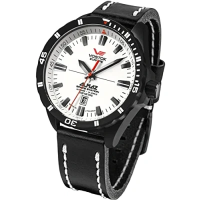 Image of Vostok Europe Men Analog Automatic Watch with Leather Strap NH35 320C680