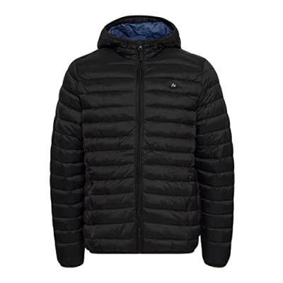 Image of b BLEND Men&#039;s Bhromsey Hood Quilted Jacket, 194007_Black, XL