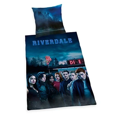 Image of Herding Riverdale Bedding Set, Reversible, Pillow case 80 x cm, Duvet cover 135 200 Cotton/renforcé, multi coloured