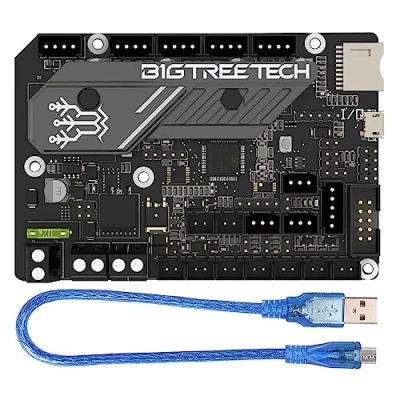Image of BIGTREETECH SKR Mini E3 V3.0 Control Board Integrated TMC2209 UART Stepper Driver Supports Marlin/Klipper Compatible Ender 3/Ender 3 Pro/Ender V2 3D Printer Motherboard ZZB000590 Black