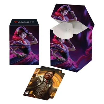 Image of Ultra Pro Outlaws of Thunder Junction 100+ deck Box® Ft. Olivia for Magic: The Gathering, TCG collectible gaming accessory protective card holder