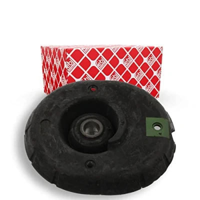 Image of 5038H4, 9670830780 Top strut mount FEBI BILSTEIN 45677 Front Axle without ball bearing, bearing Elastomer PEUGEOT: 208 I Hatchback