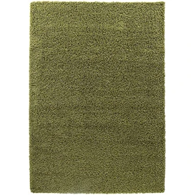 Image of Shaggy Rugs 5cm High Pile Extra Large Medium Small Soft Thick Non Shedding Modern Hallway Living Room Area Carpet Rug (80 x 150 cm, Green)