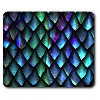 Image of Purple Dragon Scales Mythical Mouse Mat Pad Computer PC Laptop Gaming Office Home Desk Accessory Gadget 12516