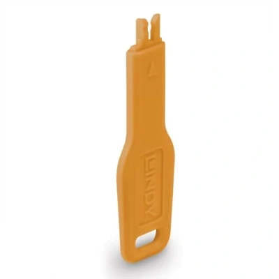 Image of LINDY RJ45 Port Blocker Key, Orange