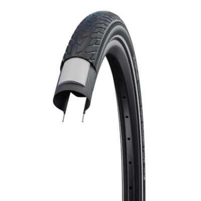 Image of Schwalbe Unisex Adult Road Cruiser Plus Active Line Tyre, Black, 55 622 (28&quot; x 2.15)